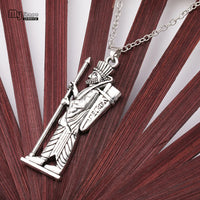 My Shape Ahura Mazda Iranian Statement Necklace  for Women Men Persian Empire Religion Pandent Necklaces Zoroastrianism Jewelry