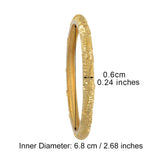 Anniyo 4 Pieces/Lot Dubai Bangle Women Ethiopian Gold Color Bracelets Middle East Best Wedding Jewelry African Ornaments @086706