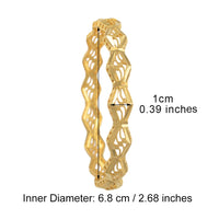 Anniyo 4 Pieces/Lot Wholesale Ethiopian Gold Color Bangles Factory Price The Style of African Middle East Dubai Jewelry @086206