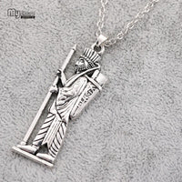 My Shape Ahura Mazda Iranian Statement Necklace  for Women Men Persian Empire Religion Pandent Necklaces Zoroastrianism Jewelry