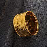 Anniyo Weight About 83g Gold Plated Bracelet Papua New Guinea Cuff Bangles for Women Men Jewelry PNG  #097206