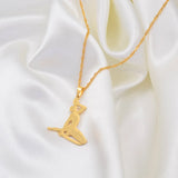 Anniyo 3CM Haiti Pendant Necklace Women Girls Neg Mawon Ayiti Items Gold Color Jewelry of Haiti Accessories Neg Maron @067221