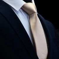 GUSLESON Quality Jacquard Woven Silk Solid Tie for Men 8cm Classic Plain Necktie Red Navy Gold Yellow Ties for Wedding Business
