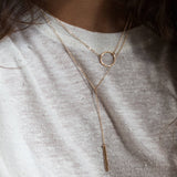 e-Manco Minimalist Choker Necklace Simple Stainless Steel Necklace for Women Round Circle Pendant Necklace 9MM/11MM/15MM/20MM