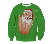 New Unisex Men Women 2026 Ugly Christmas Sweater For Holidays Santa Elf Christmas Printed Novelty Autumn Winter Blouses Clothing