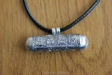 SL027 Tibetan 925 sterling silver Prayer box Pendants Tibet Eight Auspicious Cylinder GAU Box Amulet Handmade Nepal Jewelry