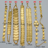 Anniyo Gold Color Money Coin Bracelet Islamic Muslim Arab Coins Bracelet for Women Men Middle Eastern Jewelry African @@