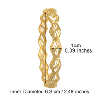 Anniyo 4 Pieces/Lot Wholesale Ethiopian Gold Color Bangles Factory Price The Style of African Middle East Dubai Jewelry @086206