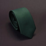 GUSLESON Men Solid Navy Blue Classic Ties for Bridegroom Green Color 6cm Slim Neck Ties for Wedding Tie Skinny Groom Tie for Men