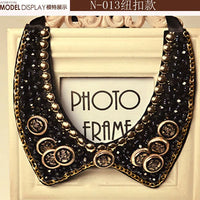 Chokers Crystal Necklaces Brilliant Jewelry for Women,New Arrival 2014  Five plum Flower Woman Coat Collar Necklace