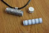 SL027 Tibetan 925 sterling silver Prayer box Pendants Tibet Eight Auspicious Cylinder GAU Box Amulet Handmade Nepal Jewelry