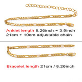 Anniyo Jamaica Map Bracelet for Women Men Jamaican Chain Link Bangles & Bracelets Patriotic  #100821