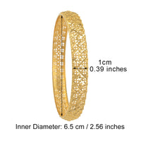 Anniyo 4 Pieces/Lot Wholesale African Bangle Ethiopian Gold Color Bracelets Style of Middle East Dubai Weeding Products @086306