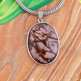 Crystal Quartz Oval Stone Pendant Natural Rose Quartz Tiger Eye Labradorite Agate Stone Pendant Wedding Decoration Charm Jewelry