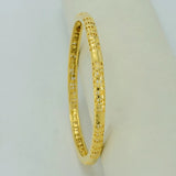 Anniyo 6.7cm Bangles for Women's,Small Charm Bangle Gold Color & Copper Bracelet Jewelry Birthday party Items #048302