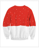 New Unisex Men Women 2026 Ugly Christmas Sweater For Holidays Santa Elf Christmas Printed Novelty Autumn Winter Blouses Clothing