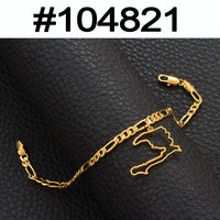 Anniyo Charm Haiti Map Bracelets Bangles Men Women Girl Ayiti Maps Jewelry Haiti Accessories Link Chain Bracelet #104521