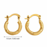Anniyo Small Earrings Stud for Women Girls,Trendy Party Jewelry Arab African,South America  #008116