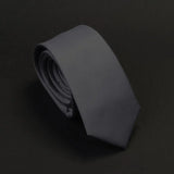 GUSLESON Men Solid Navy Blue Classic Ties for Bridegroom Green Color 6cm Slim Neck Ties for Wedding Tie Skinny Groom Tie for Men