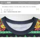 New Unisex Men Women 2026 Ugly Christmas Sweater For Holidays Santa Elf Christmas Printed Novelty Autumn Winter Blouses Clothing
