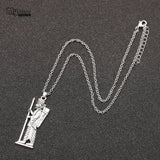 My Shape Ahura Mazda Iranian Statement Necklace  for Women Men Persian Empire Religion Pandent Necklaces Zoroastrianism Jewelry