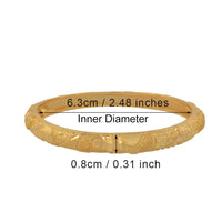Anniyo 4PCS/LOT, CANNOT OPEN,Wholesale Ethiopian Bangles for Women Gold Color African Bracelet Jewelry Middle East  #087006M