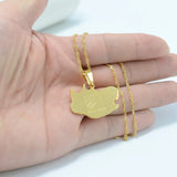 Anniyo  3.3cm South Africa Map Necklaces Jewelry Gold Color Africa Countries Maps South Africans #001921