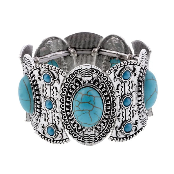 LOVBEAFAS New Fashion Boho Elastic Bracelets & Bangles For Women Ethnic Vintage Stretch Bohemian Femme Bracelets Party Jewelry