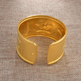 Anniyo Weight About 83g Gold Plated Bracelet Papua New Guinea Cuff Bangles for Women Men Jewelry PNG  #097206