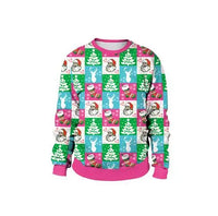 2025 Ugly Christmas Sweater For gift Santa Elf Funny Pullover Womens Mens Jerseys Party Birthday SnowmanXmas Sweatshirt