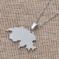 Anniyo Switzerland Map Pendant Necklaces for Women,Suisse Svizzera Svizra Schweizerische Swiss Maps Jewelry #101721
