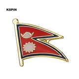 Nepal flag pin lapel pin badge  Brooch Iconsoches Brooch Icons 1PC KS-0140