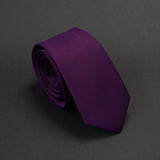 GUSLESON Men Solid Navy Blue Classic Ties for Bridegroom Green Color 6cm Slim Neck Ties for Wedding Tie Skinny Groom Tie for Men