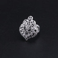 CYNTHIA New Fashion African Jewelry Set Dubai Silver Plated Bridal Necklace Earrings Set Crystal Indian Wedding Jewelry