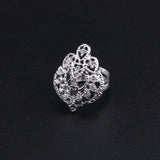 CYNTHIA New Fashion African Jewelry Set Dubai Silver Plated Bridal Necklace Earrings Set Crystal Indian Wedding Jewelry