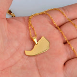 Anniyo Somaliland Map Pendant Necklaces Gold Color Jewelry #022621