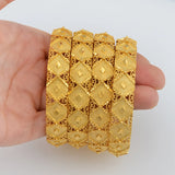 Anniyo Ethiopian Bangle Women Fashion 24K Gold Color Dubai Bride Weeding Products African Bracelet Arab Jewelry @@045602