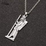 My Shape Ahura Mazda Iranian Statement Necklace  for Women Men Persian Empire Religion Pandent Necklaces Zoroastrianism Jewelry