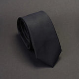 GUSLESON Men Solid Navy Blue Classic Ties for Bridegroom Green Color 6cm Slim Neck Ties for Wedding Tie Skinny Groom Tie for Men