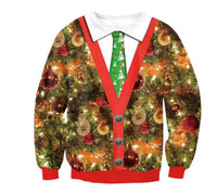 New Unisex Men Women 2026 Ugly Christmas Sweater For Holidays Santa Elf Christmas Printed Novelty Autumn Winter Blouses Clothing