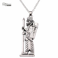 My Shape Ahura Mazda Iranian Statement Necklace  for Women Men Persian Empire Religion Pandent Necklaces Zoroastrianism Jewelry
