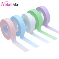 Kekelala 4 Rolls Colorful Eyelash Extension Tapes Soft Medical Breathable Adhesive Tape Cutter for False Lashes Makeup Tools