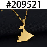Anniyo Ethiopia Ogaden Region Pendant Necklace for Women Men Jewelry #209521