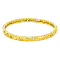Anniyo 6.7cm Bangles for Women's,Small Charm Bangle Gold Color & Copper Bracelet Jewelry Birthday party Items #048302