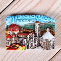 Magnetic refrigerator magnets Italy Switzerland Chile Austria European  countries Tourist attractions souvenir Home decoration