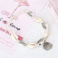 New Natural Shell Conch Rope Anklets For Women Foot Jewelry Summer Beach Barefoot Bracelet Ankle on Leg For Women 2019