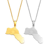 Anniyo Kurdistan Pendant Necklaces Silver Color/Gold Color Kurdish Jewelry @267921