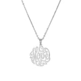 Cazador Hollow Faith Hope Letter Pendant Necklace for Women Stainless Steel Jewelry Charm Necklace Birthday Party Gifts New 2025