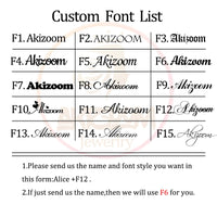 Akizoom Personalized Multiple 1-6 Arabic Names Letters Necklace Stainless Steel Plated Chain Choker for Women Jewelry Gift