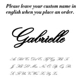 Sipuris Customized Name Bracelet Personalized Stainless Steel Rectangular Chain Letter Bracelet Unique Jewelry Family Gifts New